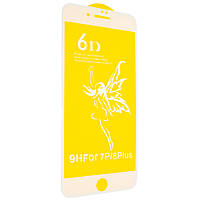 Защитное стекло 6D Premium Glass 9H Full Glue для Apple iPhone 8 Plus/ iPhone 7 Plus White (00005779)