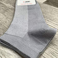 Шкарпетки чоловічі сітка бавовна короткі ВженеBOSSі, розмір 25 (39-40), світло-сірі, 012013, фото 3