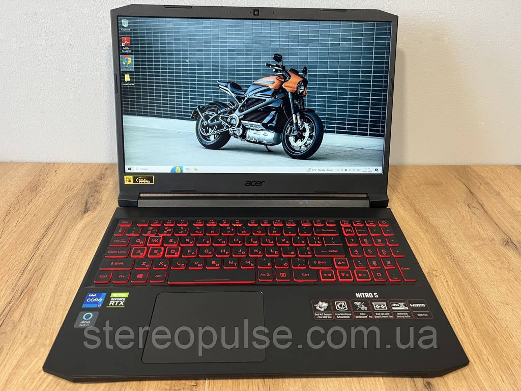 Ігровий ноутбук Acer Nitro 5 (N20C1): i7-11800H/ RTX3050 Ti(4Gb)/ 16Gb DDR4/ 512 Gb SSD