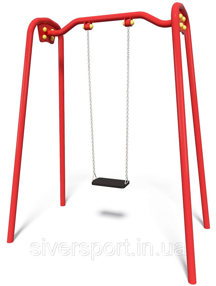 Гойдалка одинарна на ланцюгах SiverSport ТЕ406, фото 1
