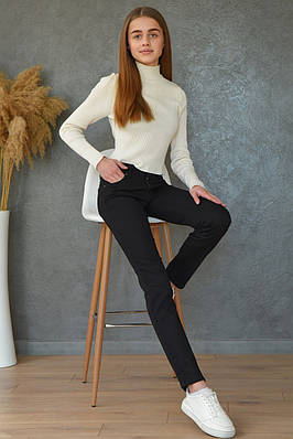 Джинси підліткові чорного кольору 157260T Безкоштовна доставка