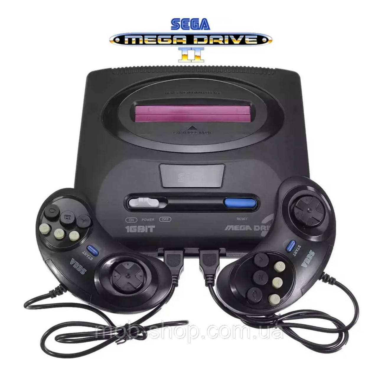 Ігрова приставка Mega Drive 2 16 Bit дитяча консоль для телевізора на 2 джойстики, фото 1