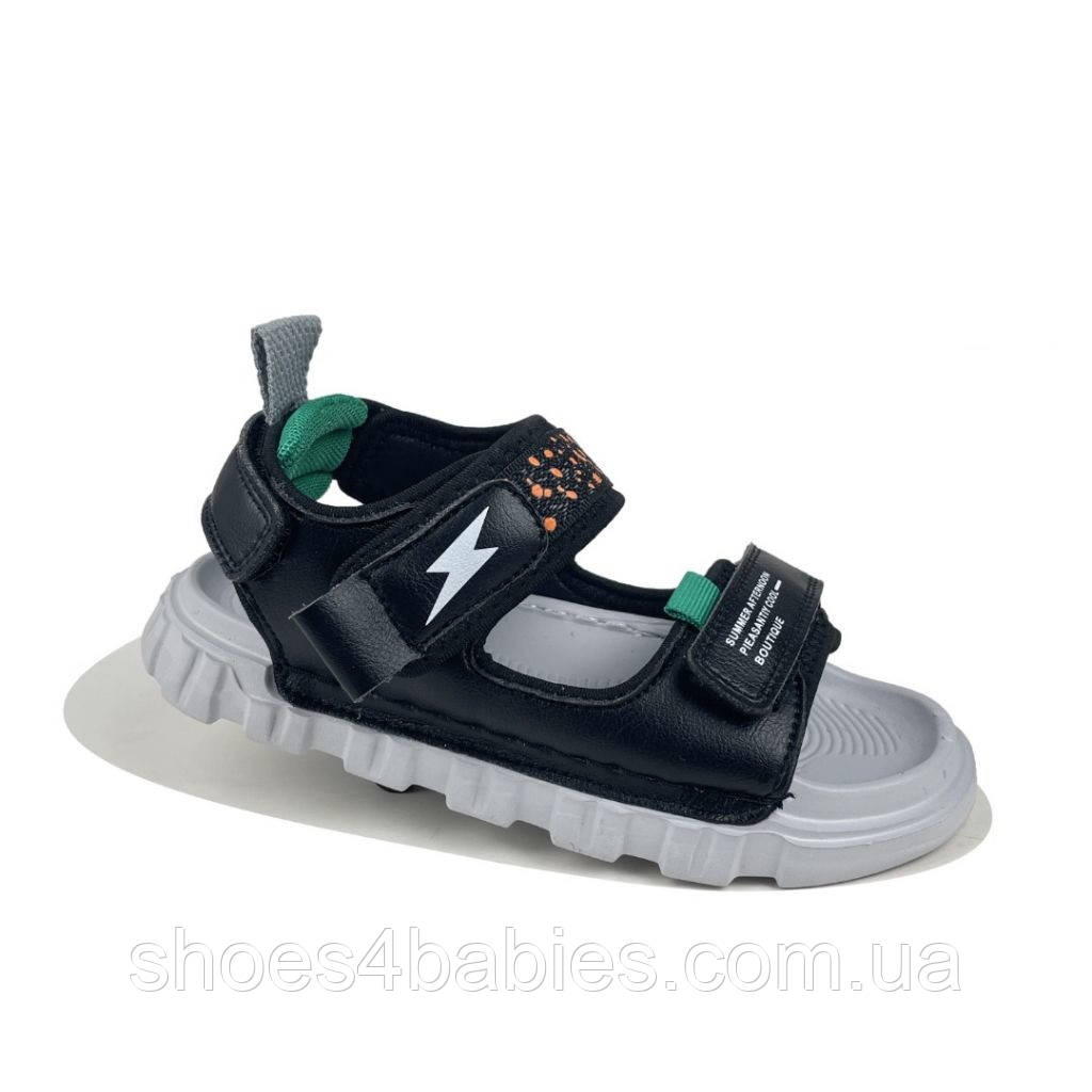 Босоніжки дитячі спортивні р. 26-31 Jong-Golf B20305-0 Чорний