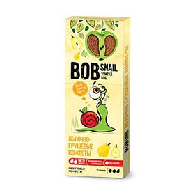 Натуральні яблучно-грушеві цукерки ТМ BOB SNAIL 30г