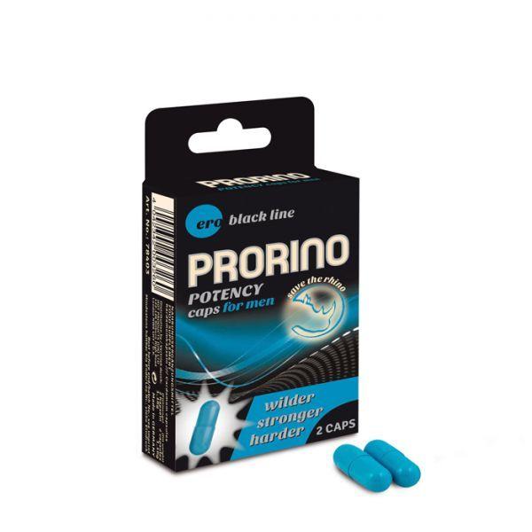 Капсули для потенції PRORINO Potency Caps for men (ціна за 2 капсули в упаковці) 18+, фото 1