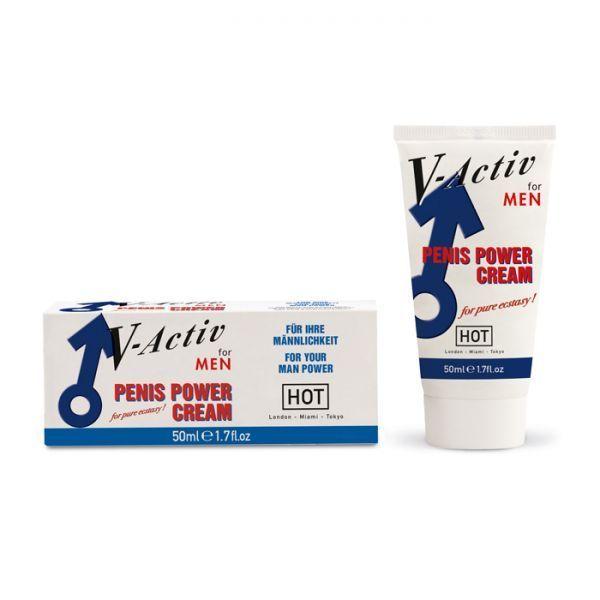 Крем стимулюючий для чоловіків V-ACTIV, 50 мл 18+, фото 1