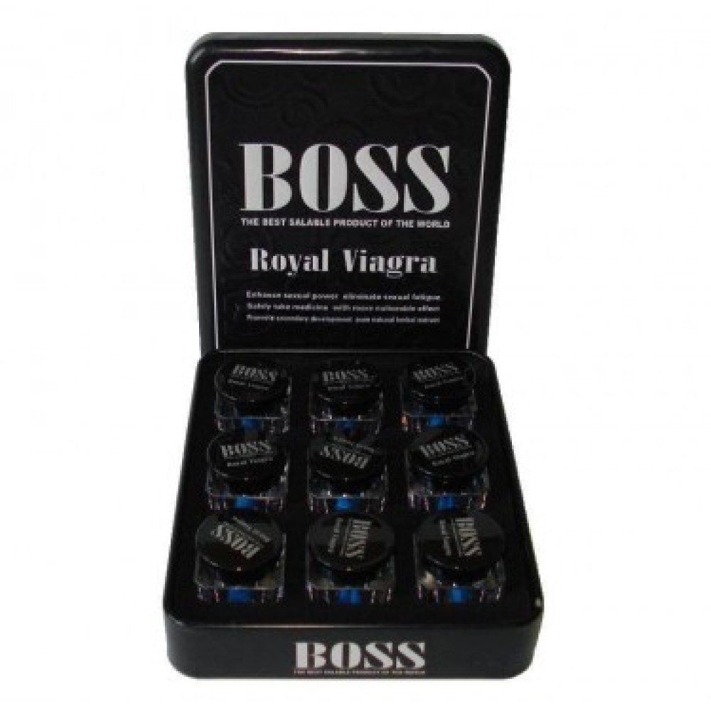 Таблетки для потенції Boss Royal Viagra (ціна за баночку, 3 капсули) 18+, фото 1