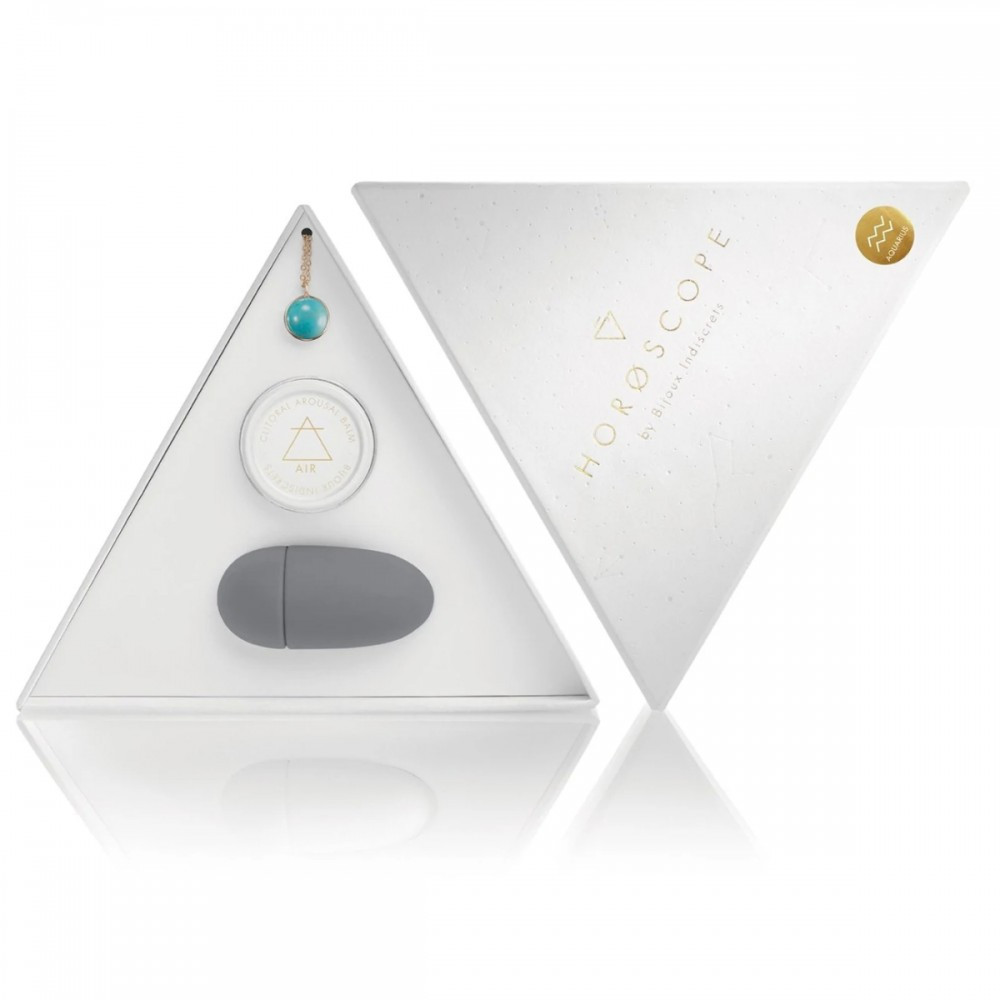 Набір Bijoux Indiscrets HOROSCOPE - Aquarius (Водолій) вібратор на палець, гель для клітора, підвіска 18+, фото 1