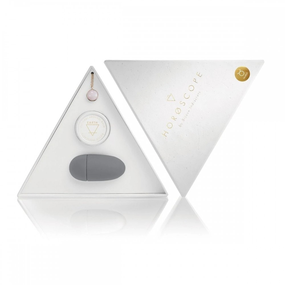 Набір Bijoux Indiscrets HOROSCOPE - Taurus (Телець) вібратор на палець, гель для клітора, підвіска 18+, фото 1