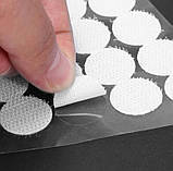 Липучки кухля застібки 1000 шт. самоклейні 10 мм, білі, фото 2