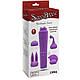Вібро-стимулятор для клітора + 4 насадки Chisa Sweet Breeze, фіолетовий 18+, фото 3