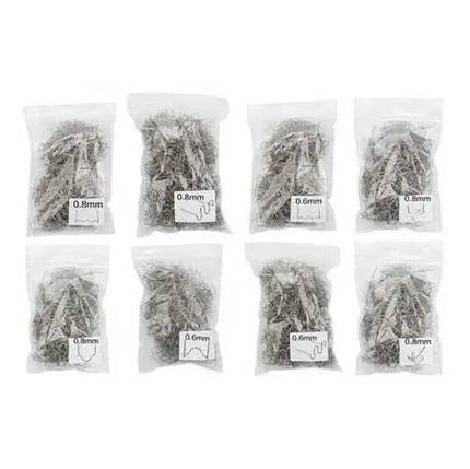 Набір скоб 800 шт. для гарячого степлера термостеплери, 8 різновидів, фото 1