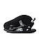 Чоловічі шкіряні сандалії чорно-білі Nike NS Black/White, фото 4