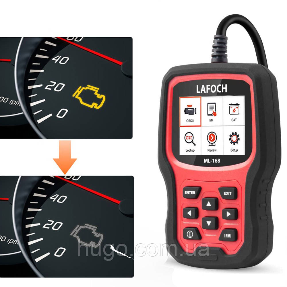 Купить Автосканер OBD ML168 / Диагностический автомобильный сканер ...