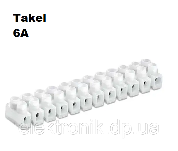 Клемна колодка РР 6 мм 6А Takel