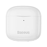 Бездротові Bluetooth-навушники Baseus Bowie E3 вкладки з мікрофоном і зарядним кейсом білі, фото 5