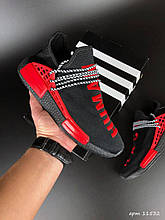 Кросівки Adidas NMD Human RACE чорні модні бігові кросівки текстиль