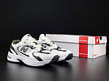Кросівки чоловічі New Balance 530 білі модні кросівки бігові текстиль сітка, фото 4