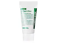 Успокаивающая глубоко очищающая пенка Medi-Peel Green Cica Collagen Clear, 28мл Корея