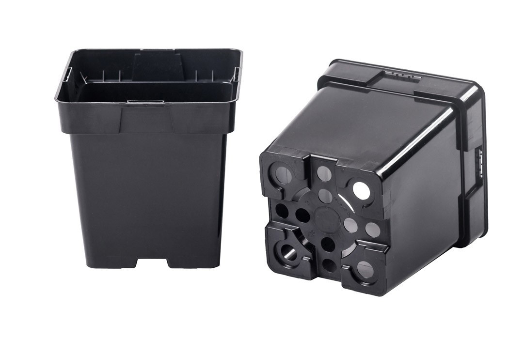 Горщик для розсади квадратний 3,0 л 16х16х16см, фото 1