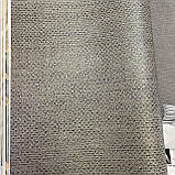 Шпалери вінілові на флізеліновій основі DUKA Natura рогожка графітова 1,06 х 10,05м (22630-4), фото 4