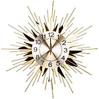 Часы настенные в металле Золотые лучи 65 см 18925-011