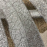 Шпалери вінілові на флізеліновій основі DUKA Natura листок бежеве срібло 1,06 х 10,05м (22860-2), фото 3