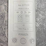 Шпалери вінілові на флізеліновій основі Rasch Metal Spirit світло-білий 1,06 х 10,05м (977110), фото 6