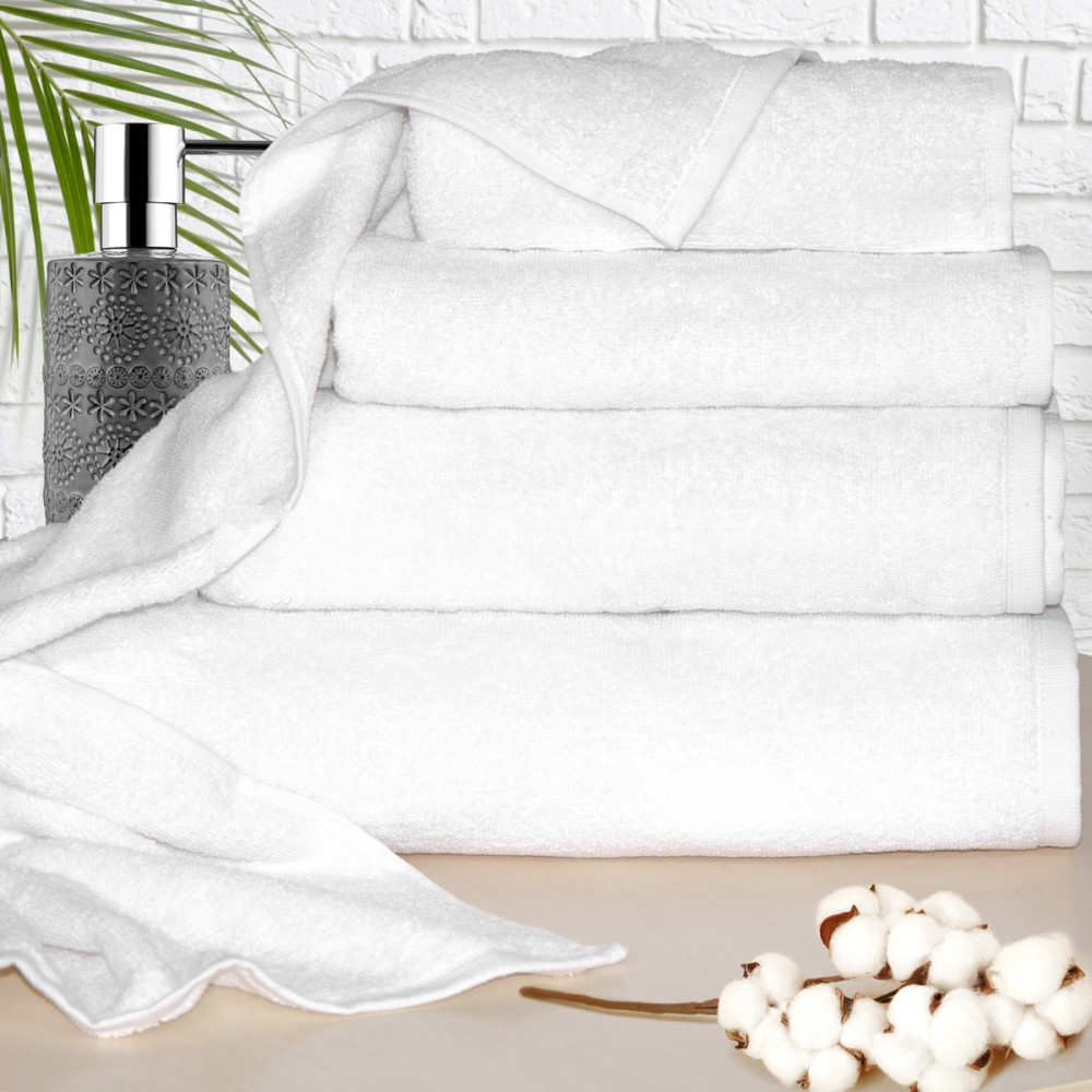 ОПТ Рушник 50х90см махровий 500г Ярослав білий, фото 1