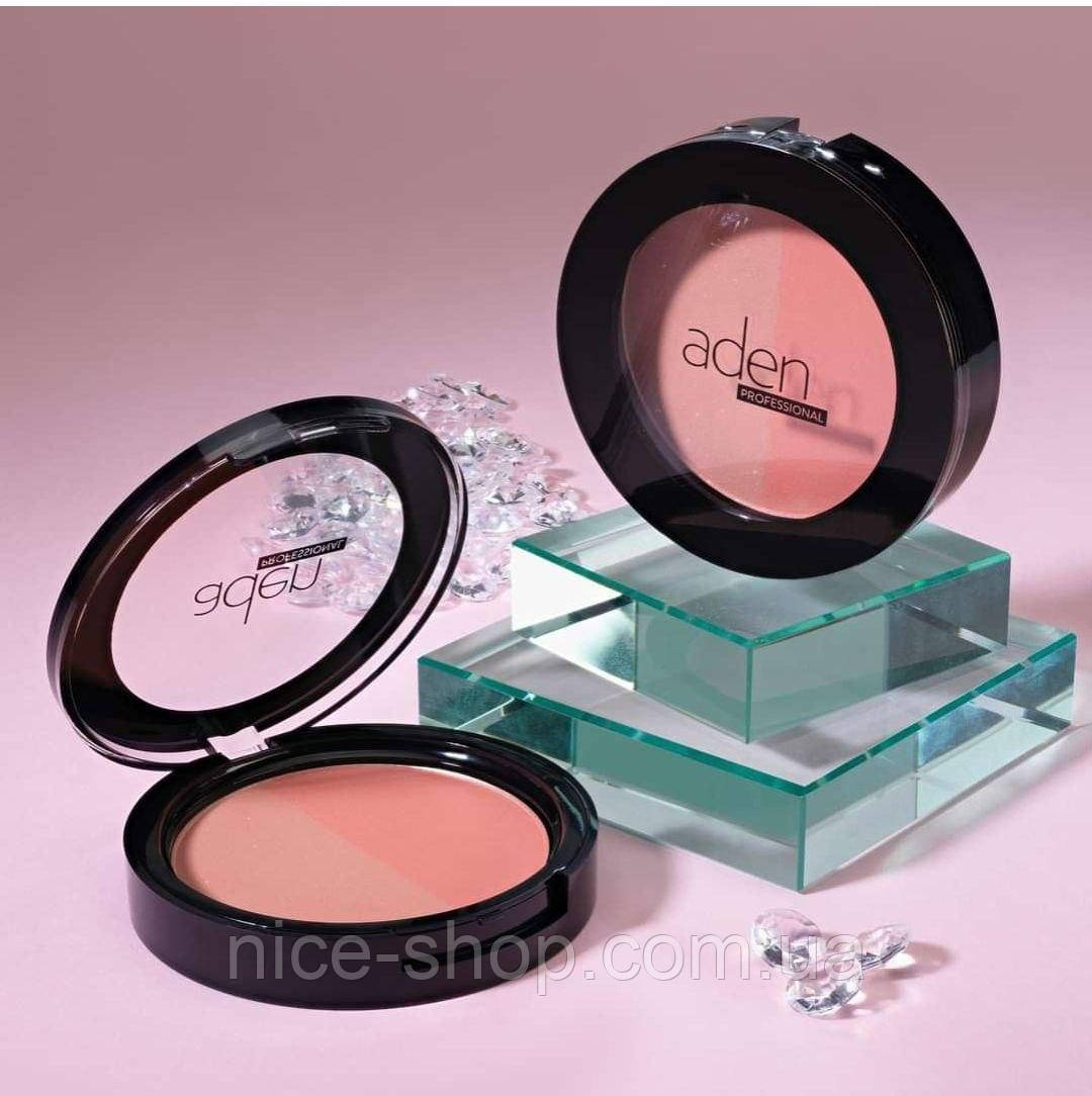Рум'яна Aden Cosmetics Matt & Glow Blush Duo