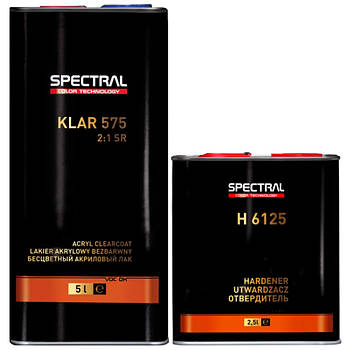 Акриловий лак Spectral KLAR 575 (SR) 5 л (із затвердником H6125 2.5 л)