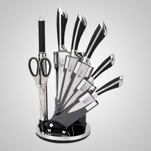 Металлические ножи в наборе на подставке 7 шт Royalty Line RL-KSS700 7pcs - фото 1 - id-p1846827365