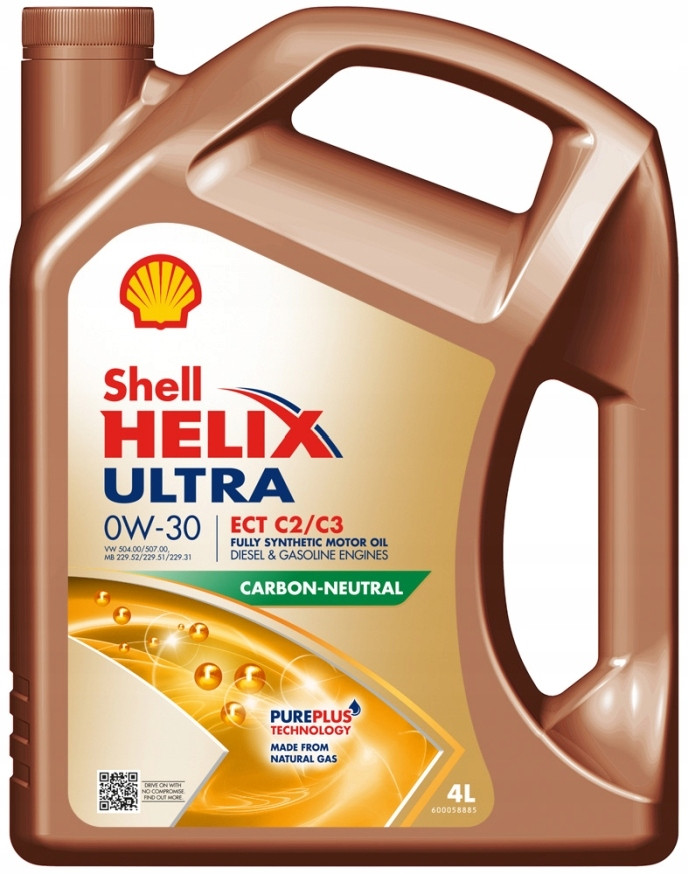 Олива Shell Helix Ultra ECT C2/C3 0W-30, 4л (шт.), фото 1