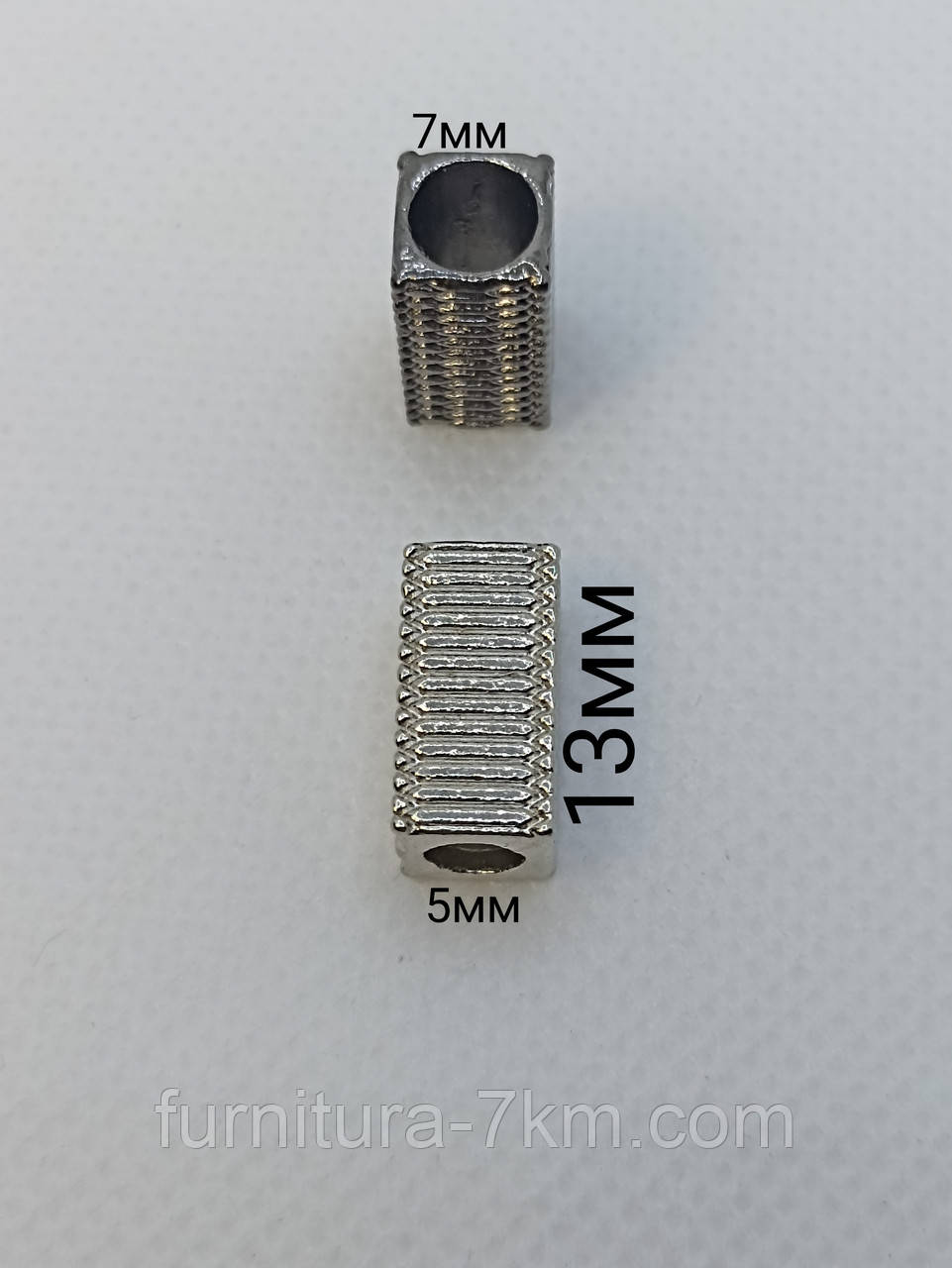 Наконечники металеві, срібло
200 шт.-пач., фото 1