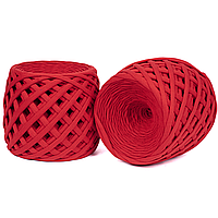 Пряжа трикотажна Confetti (7-9 мм), колір Червоний
