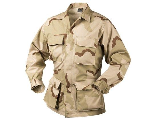 Тактическая военная куртка Helikon BDU Cotton Ripstop US Desert - фото 1 - id-p1846830391