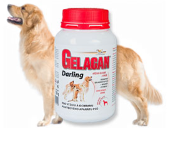 Добавка для захисту опорно-рухового апарату дорослих собак та цуценят Гелакан Дарлінг | Gelacan Darling 500 грам