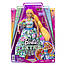 Лялька Барбі Екстра Модниця у вбранні з квітковим принтом Barbie Extra Fancy Fashion Doll, фото 2