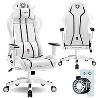 Геймерское кресло Diablo Chairs X-One 2.0 Normal Size эко-кожа White
