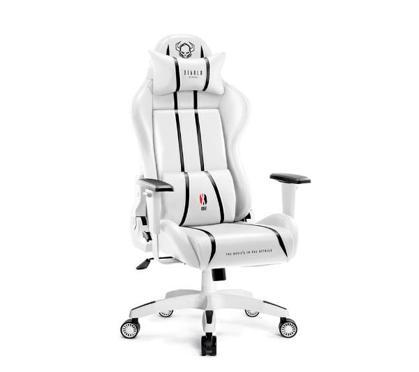 Геймерское кресло Diablo Chairs X-One 2.0 Normal Size эко-кожа White - фото 3 - id-p1846832002
