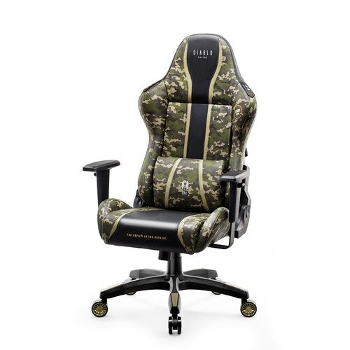 Кресло компьютерное Diablo X-One 2.0 Normal Size Legion ЭКО кожа + ткань - фото 3 - id-p1846832006