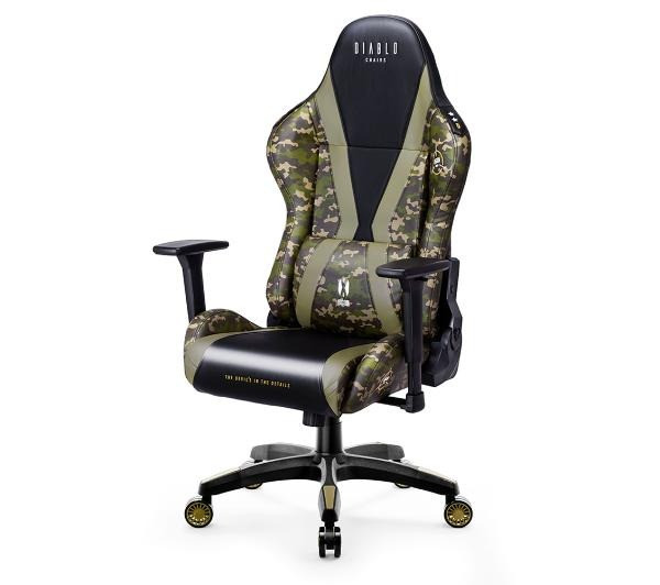 Кресло игровое кожаное Diablo Chairs X-Horn 2.0 Normal Size Legion - фото 5 - id-p1846832009