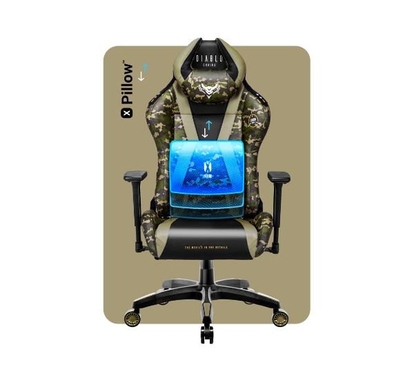 Кресло игровое кожаное Diablo Chairs X-Horn 2.0 Normal Size Legion - фото 8 - id-p1846832009