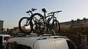 Велокріплення на дах авто для Chevrolet Lacetti кріплення для перевезення велосипеда, фото 3
