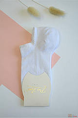 ОПТОМ Шкарпетки білі низькі р.35-40 (24-26(38-40) см.)  Pier Lone 8681788572921