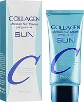 Увлажняющий солнцезащитный крем с коллагеном - Enough Collagen Moisture Sun Cream SPF50+ PA+++, 50 мл