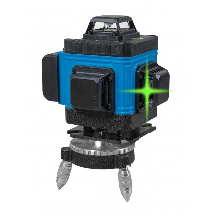 4D лінійний лазерний нівелір KRAISSMANN 16 4D-LLA 25 RG (зелений промінь) Професійна лінія, фото 1