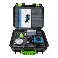 4D лінійний лазерний нівелір KRAISSMANN 16 4D-LLA 25 RG (зелений промінь) Професійна лінія, фото 4