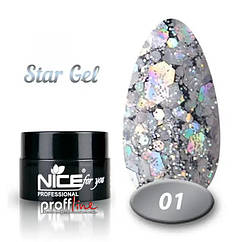 Гель-фарба Nice Star gel 5 мл, No 1