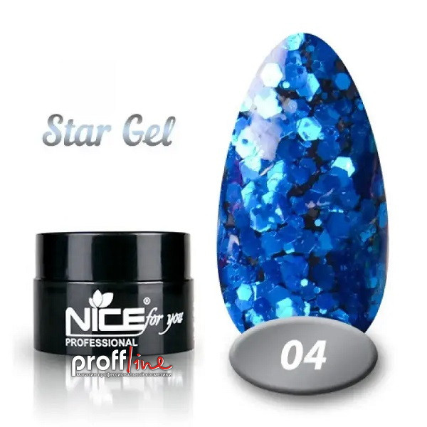 Гель-фарба Nice Star gel 5 мл, No 4